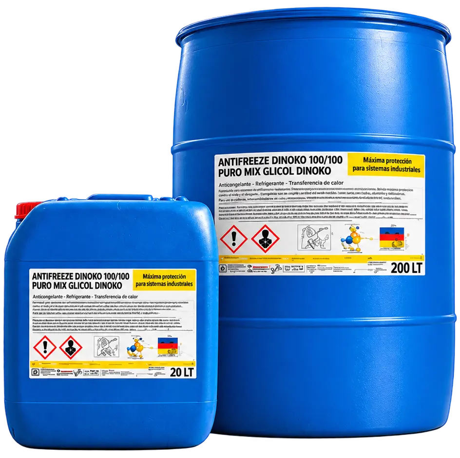 Antifreeze DINOKO para Chillers y Refrigeración Industrial